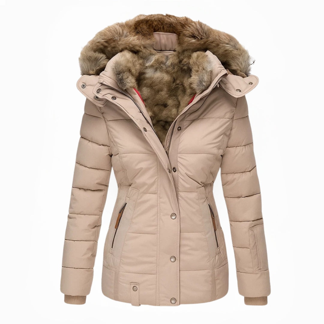 Anna™ | Cappotto invernale foderato in pelliccia