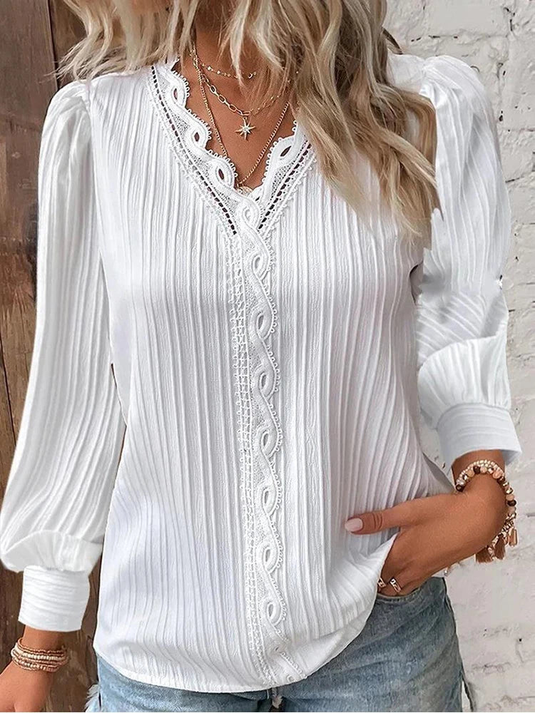 Alison – Maglione a Righe con Collo