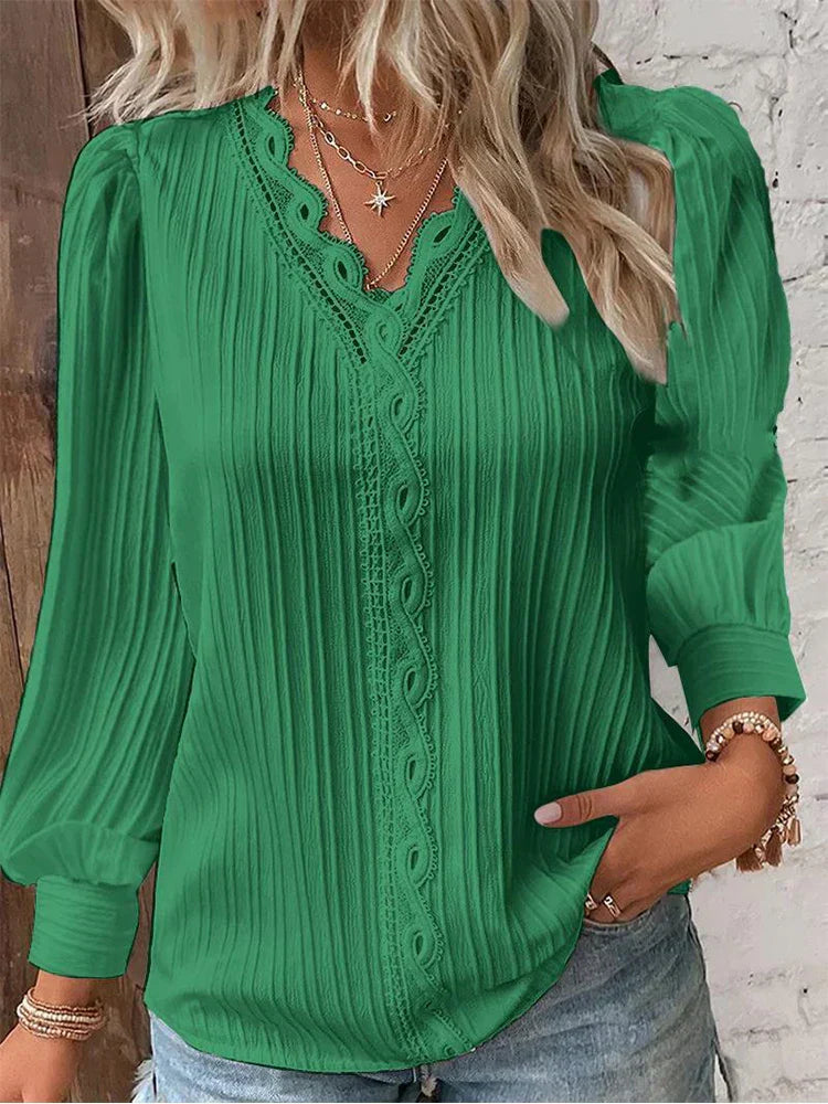 Alison – Maglione a Righe con Collo