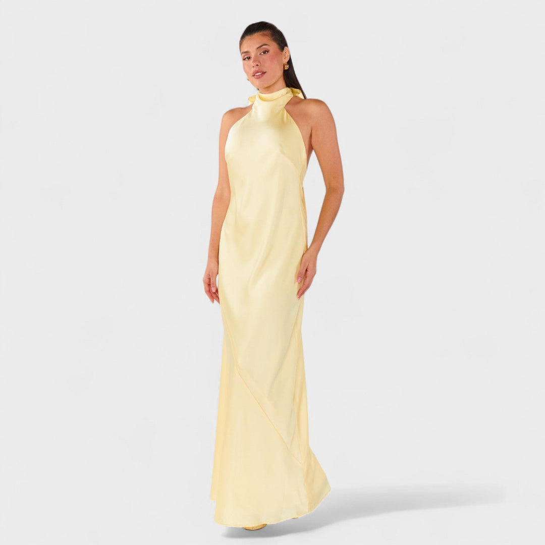 Martina - Vestito con fiocco di raso
