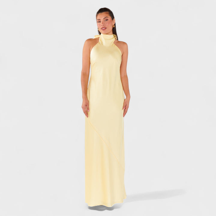Martina - Vestito con fiocco di raso