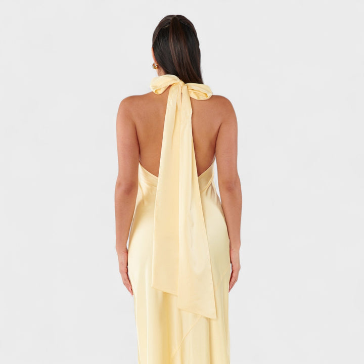 Martina - Vestito con fiocco di raso