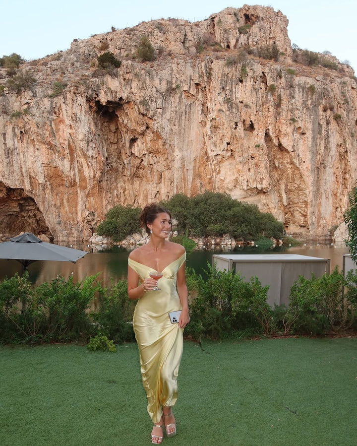 Bárbara - Vestito Maxi in Satin