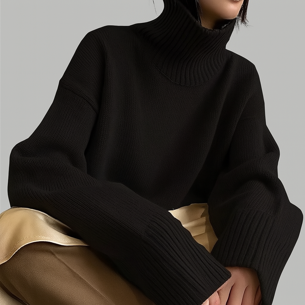 Zoey - Maglione Oversized con Collo Alto