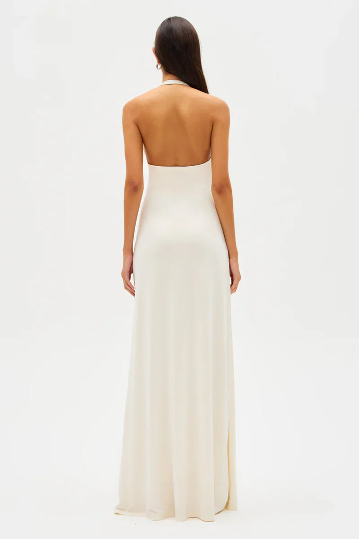 ALTHEA – Abito Maxi in Cupro