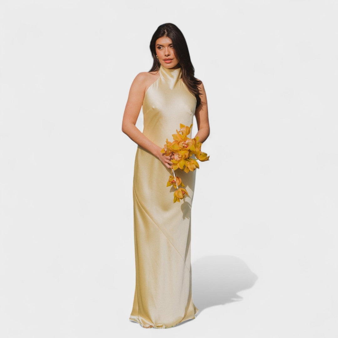 Martina - Vestito con fiocco di raso
