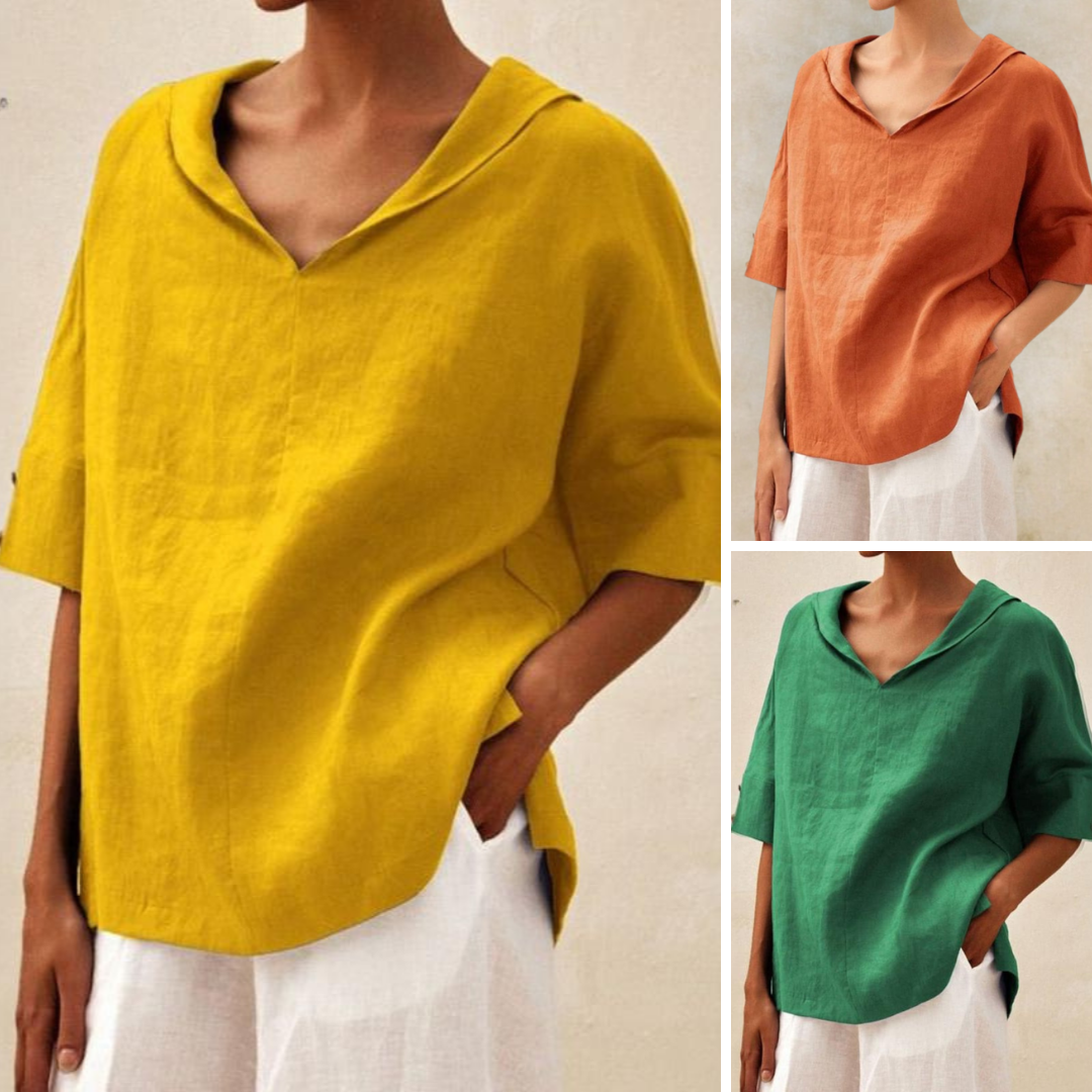 Sofia™ | Oriane - Blusa Casual e Leggera
