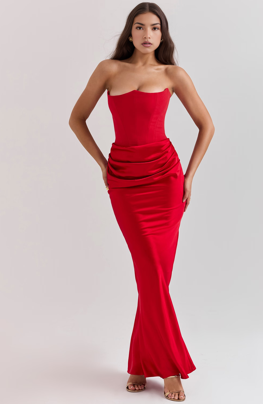 Tessa | Abito Maxi Senza Spalline