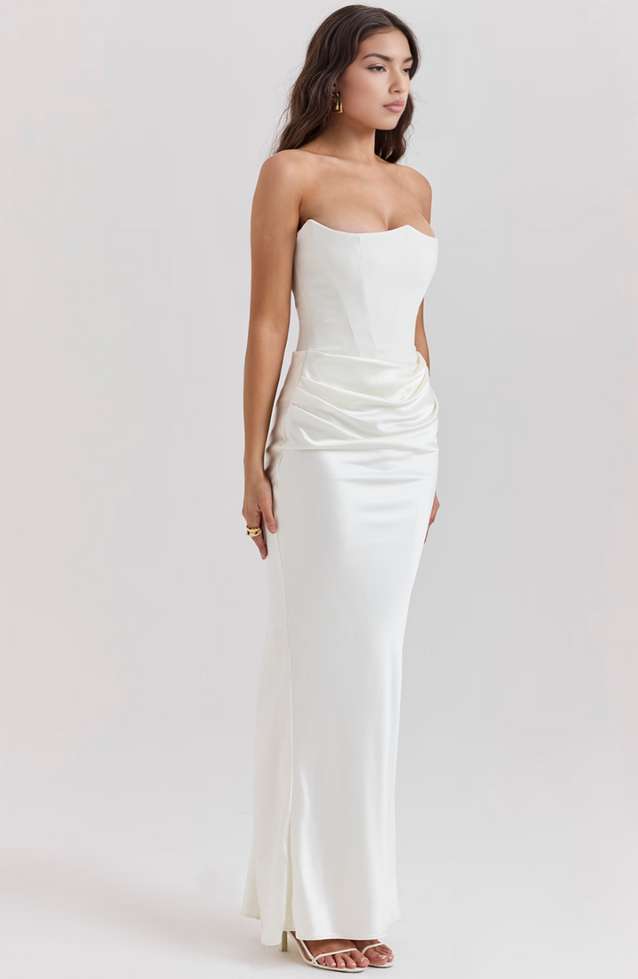 Tessa | Abito Maxi Senza Spalline