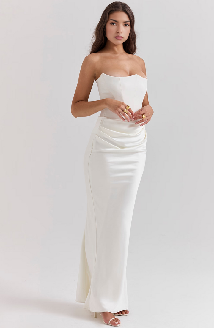 Tessa | Abito Maxi Senza Spalline