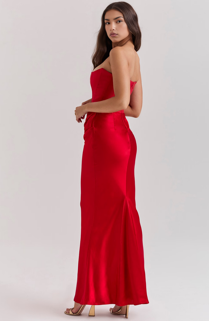 Tessa | Abito Maxi Senza Spalline