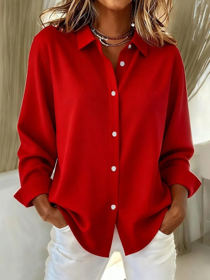 Lina – Blusa elegante con chiusura a bottoni