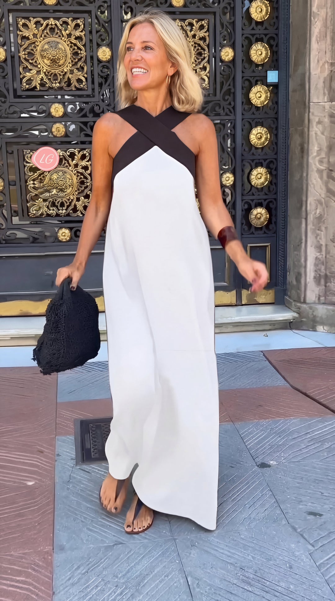 Elena | Vestito con taglio incrociato