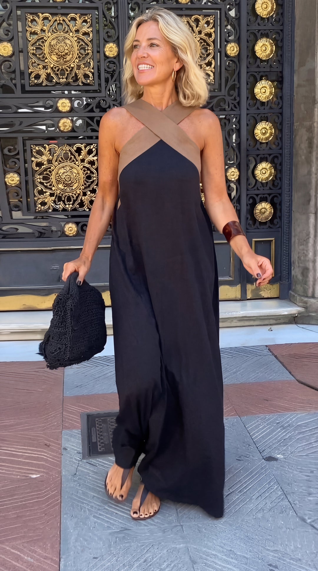 Elena | Vestito con taglio incrociato