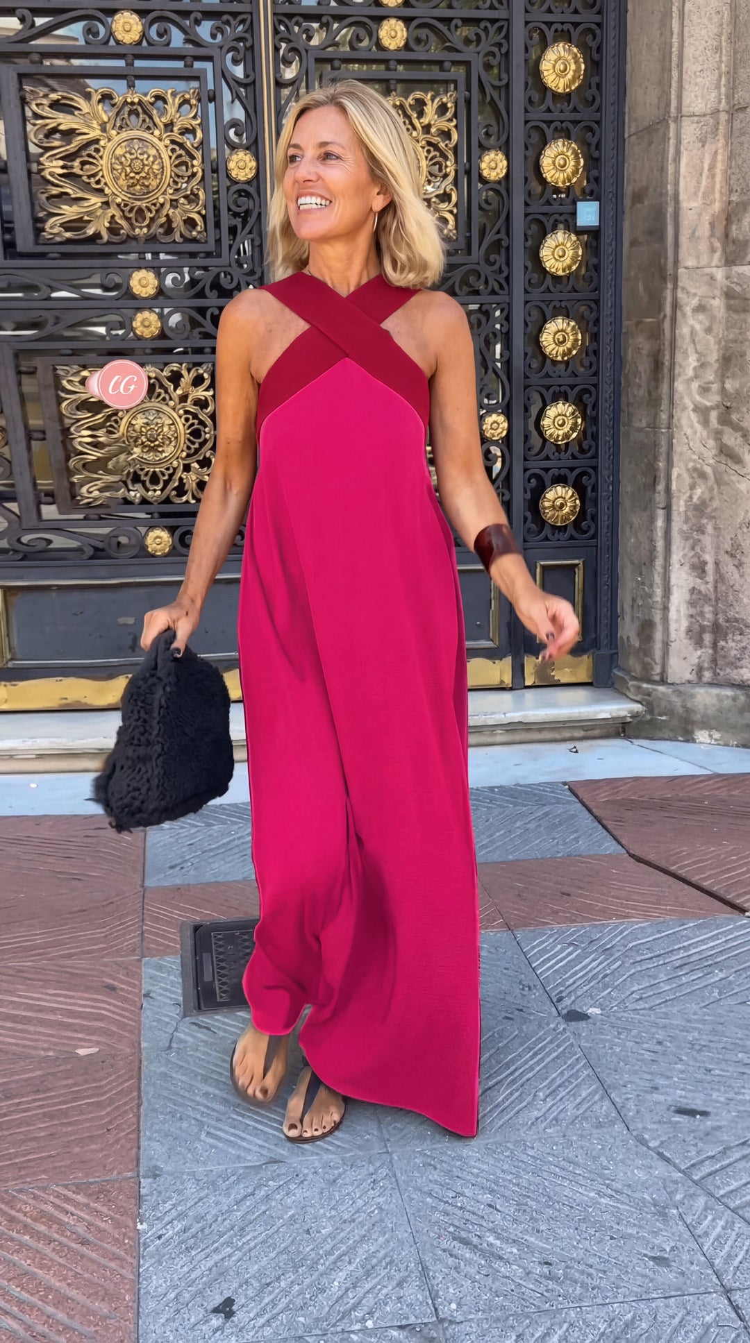 Elena | Vestito con taglio incrociato