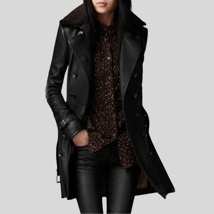 Marta | Giacca in Pelle 3/4
