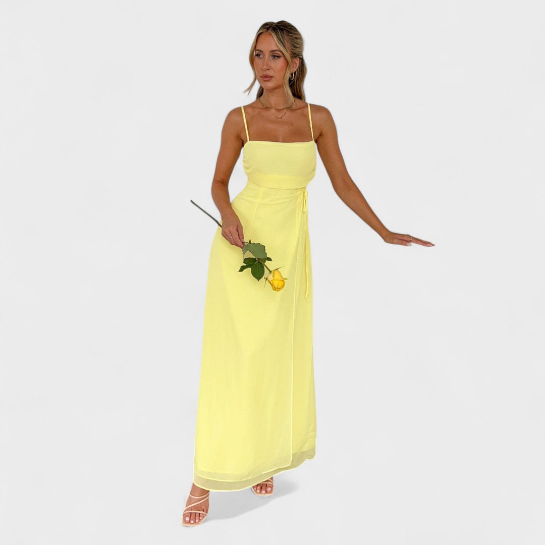 Flóssi - Vestito maxi giallo