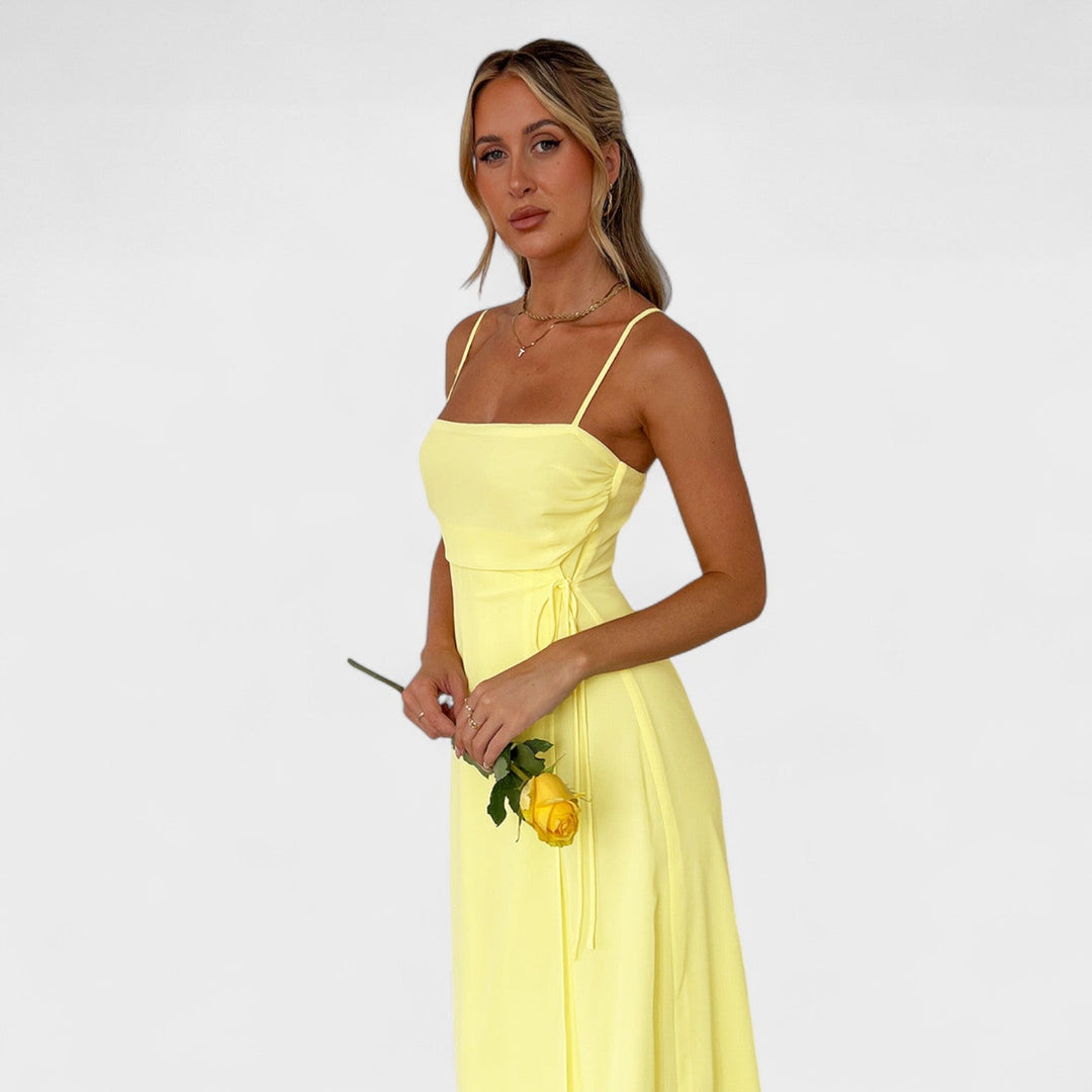Flóssi - Vestito maxi giallo