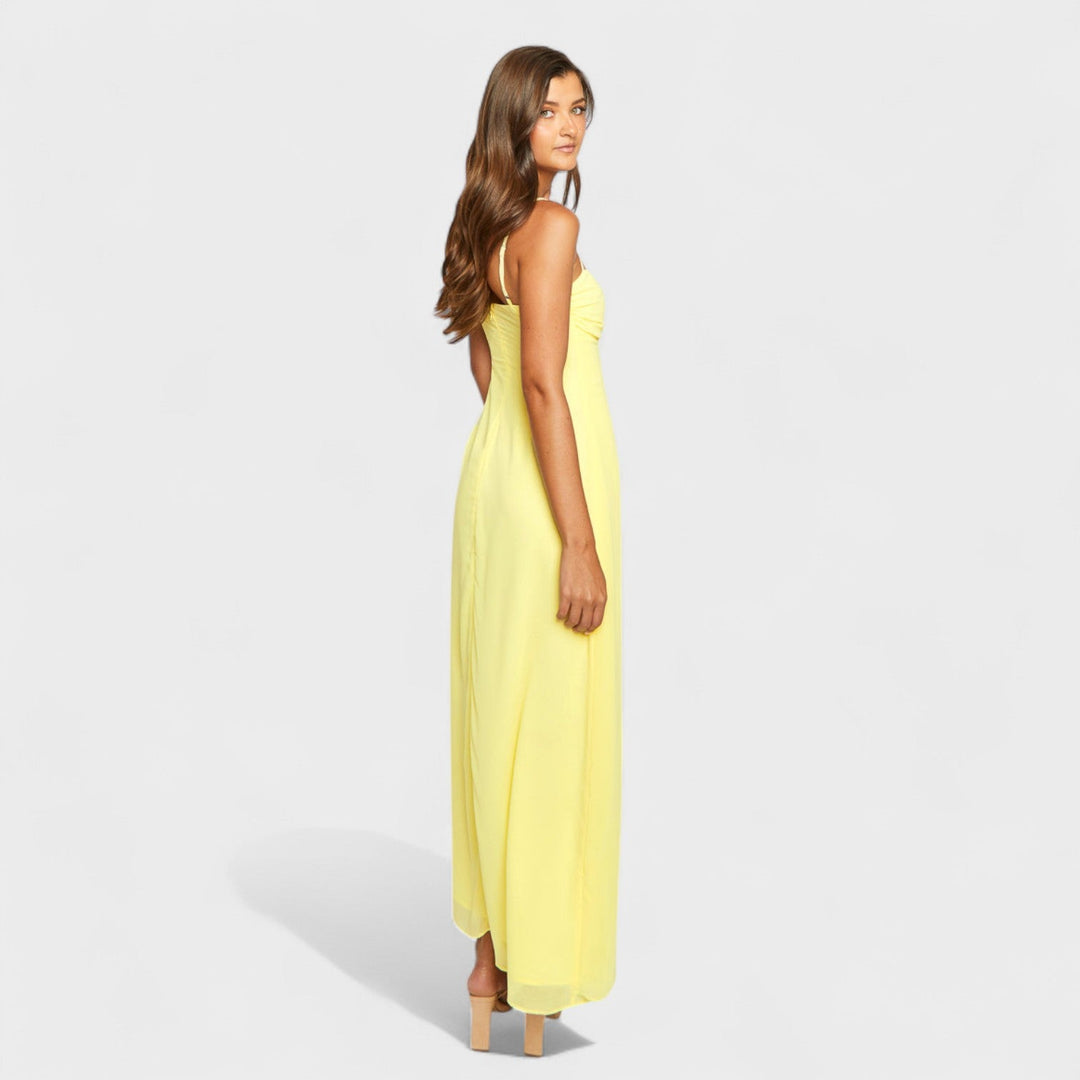 Flóssi - Vestito maxi giallo