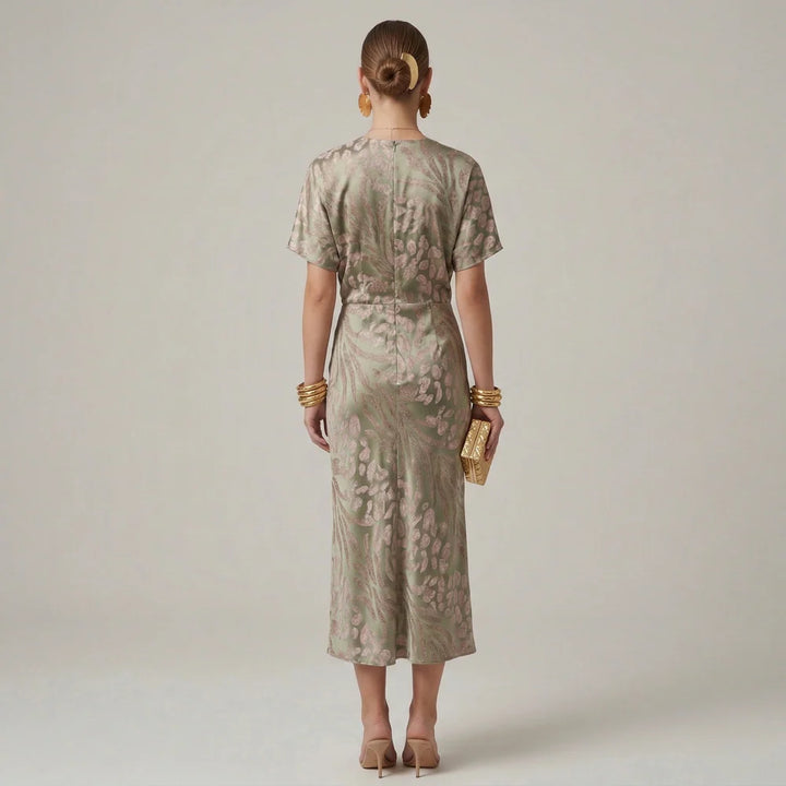 Alba - Vestito midi color rame
