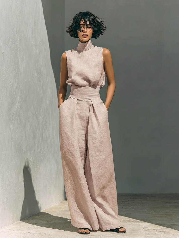 Giulia | Completo in Lino Minimalista