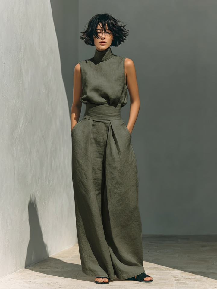 Giulia | Completo in Lino Minimalista