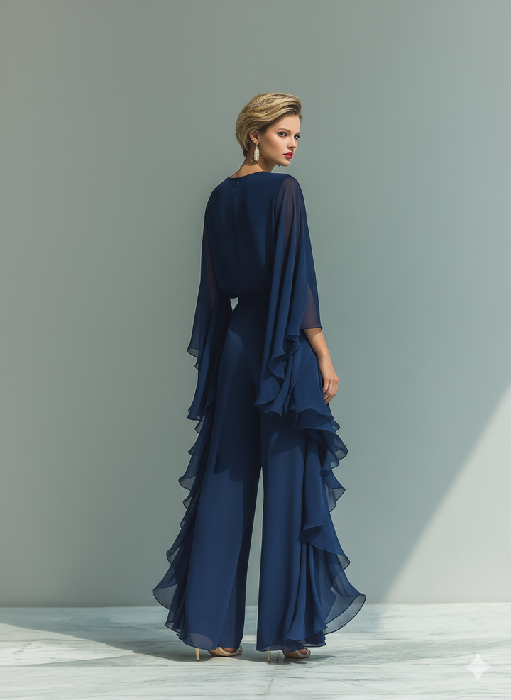 Carolina | Completo in Chiffon Elegante