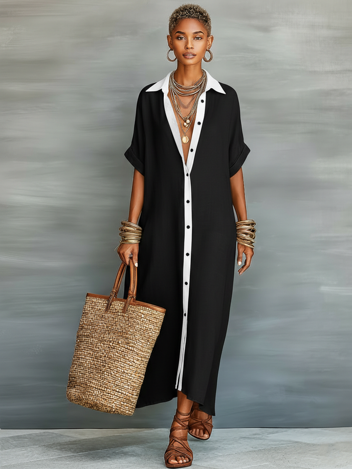 Vittoria | Abito Camicia in Lino