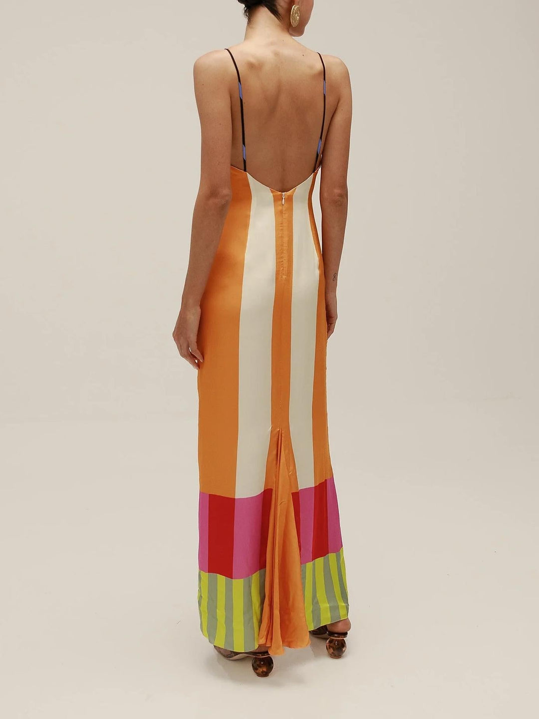 Paloma - Maxi Abito Colorato a Righe