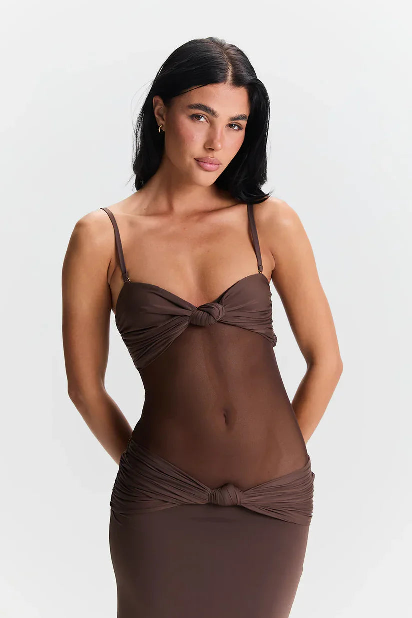 Zola | Abito Maxi con Spalline Rimovibili