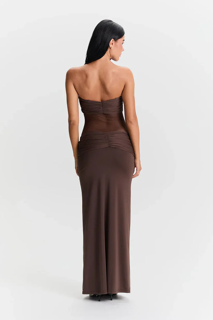 Zola | Abito Maxi con Spalline Rimovibili