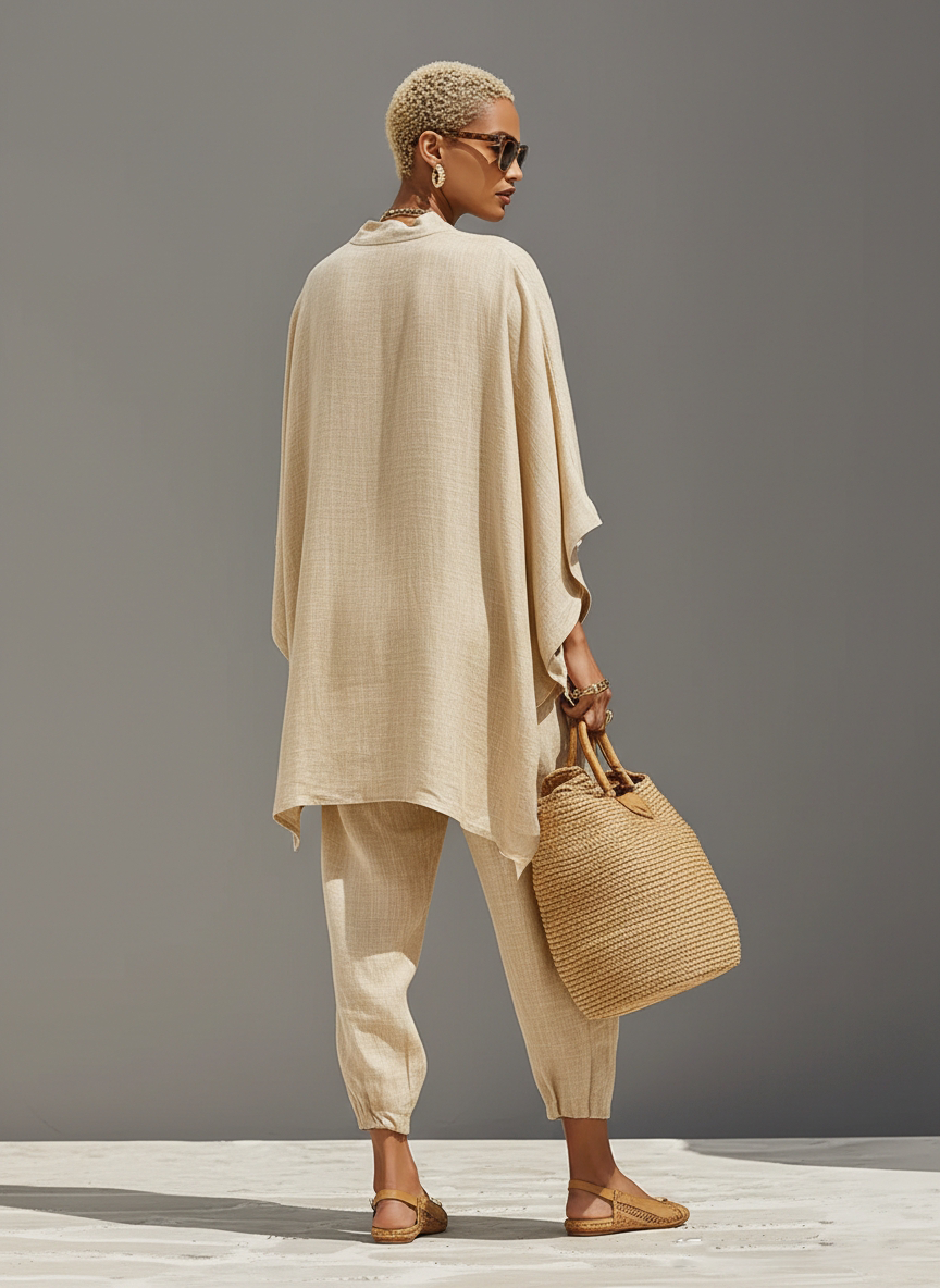 Giada | Set in Lino Minimalista