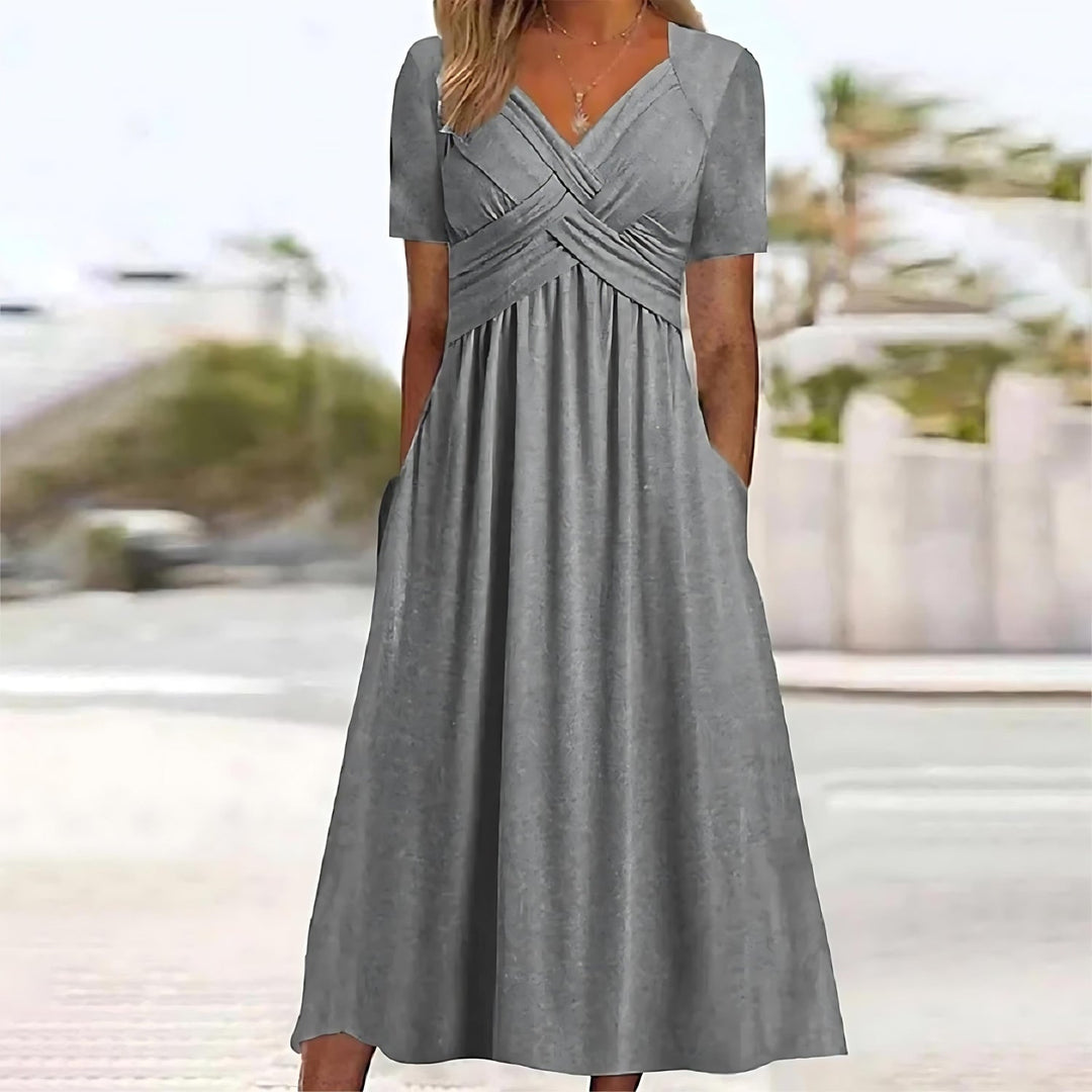 SOFIA | Abito Midi Scolpente con Silhouette Lusinghiera per Occasioni Eleganti
