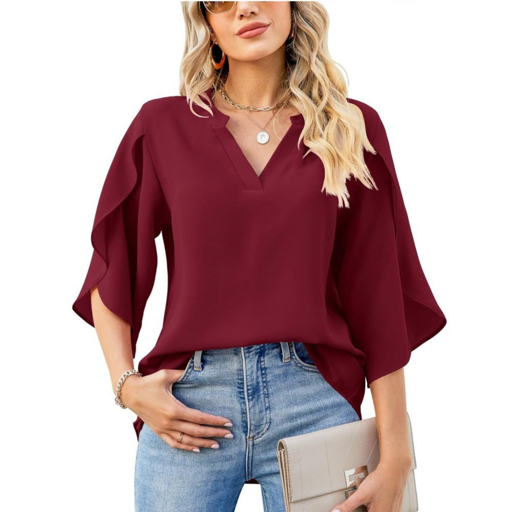 Sofia™ | Claire - Elegante Top con Scollatura a V