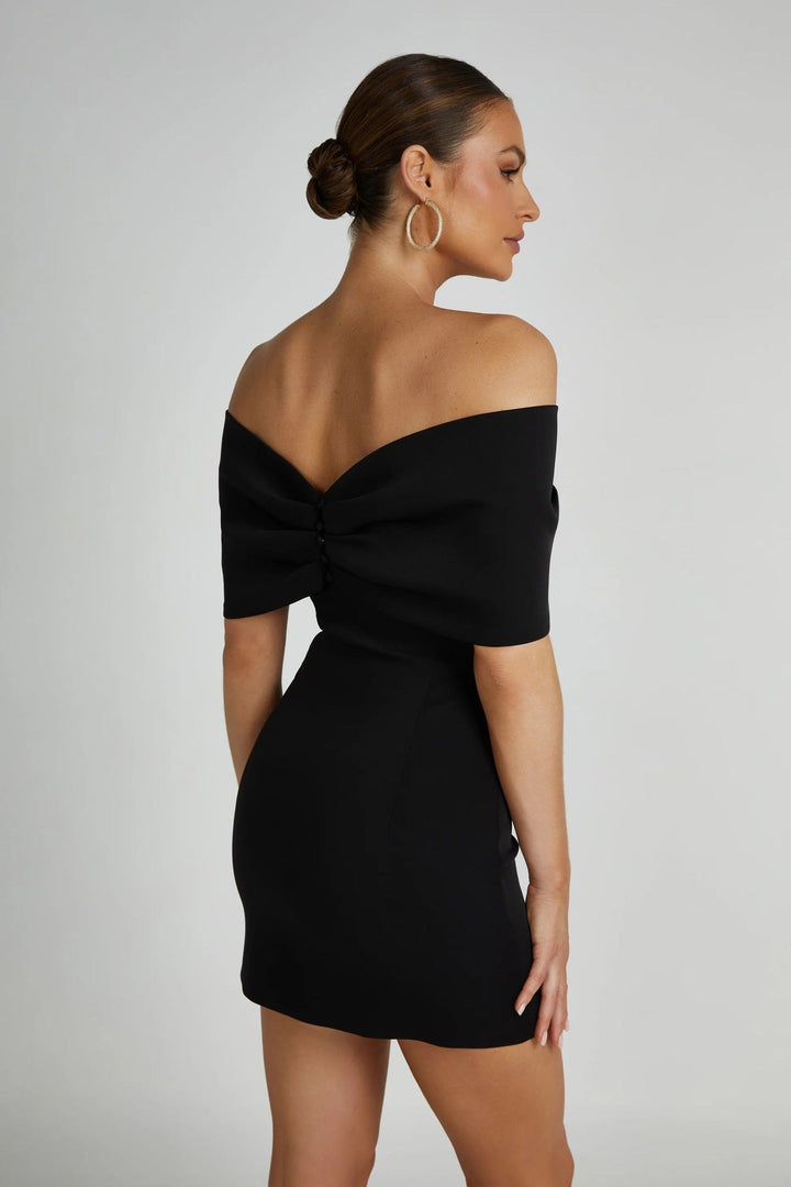 Sofia™ | Abito Amore Fiocco – Eleganza con spalle scoperte
