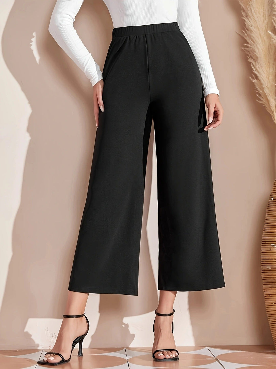 Sofia™ | Pantaloni a Gamba Larga a Vita Alta Serena-Flair