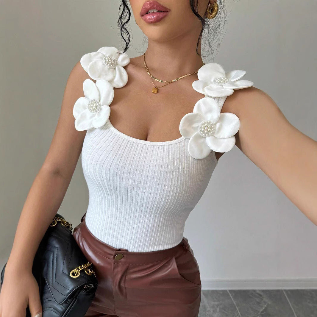 Sofia™ | Eliana - Top Floreale Senza Maniche