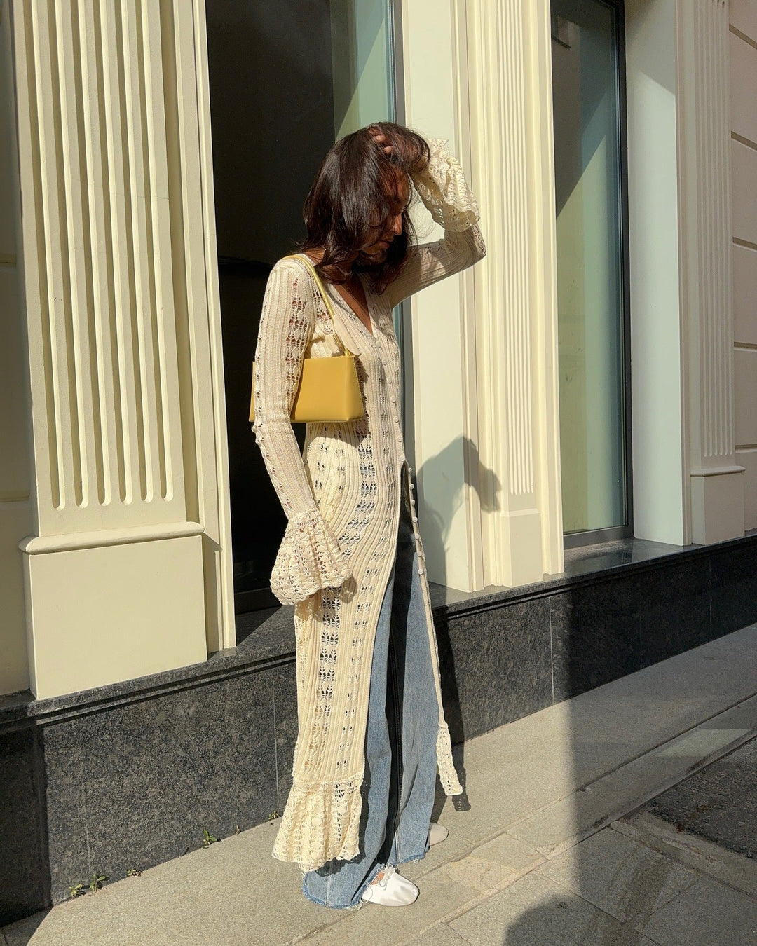 Sofia™ | Céleste - Cappotto di Lana Francese per le Vacanze