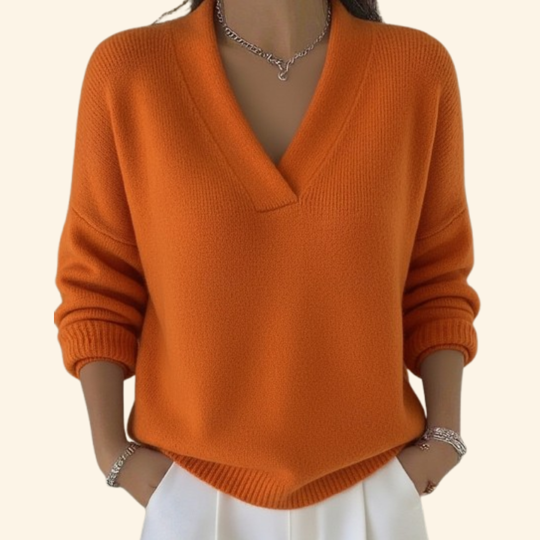 Milena | Maglia Morbida con Scollo a V