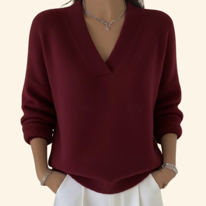 Milena | Maglia Morbida con Scollo a V