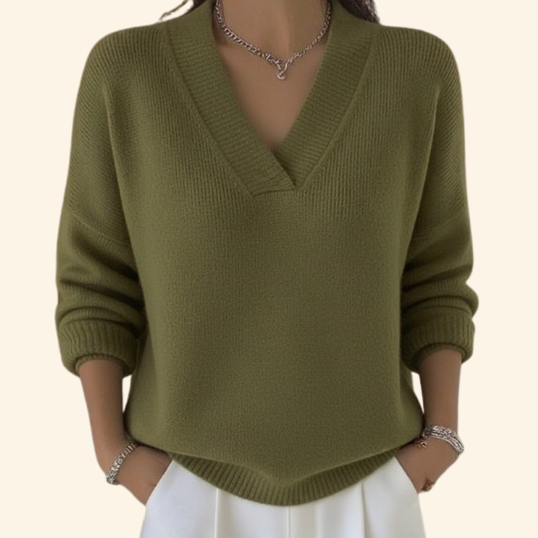 Milena | Maglia Morbida con Scollo a V