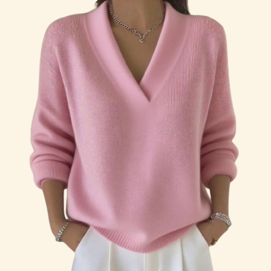 Milena | Maglia Morbida con Scollo a V