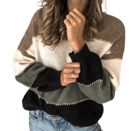 Erika - Maglione a Righe Confortevole