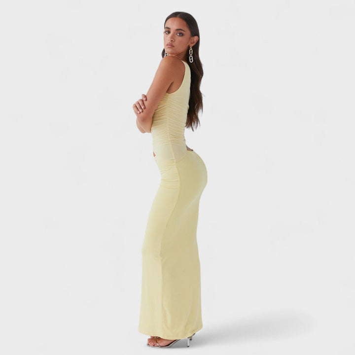 Serenela - Vestito maxi asimmetrico