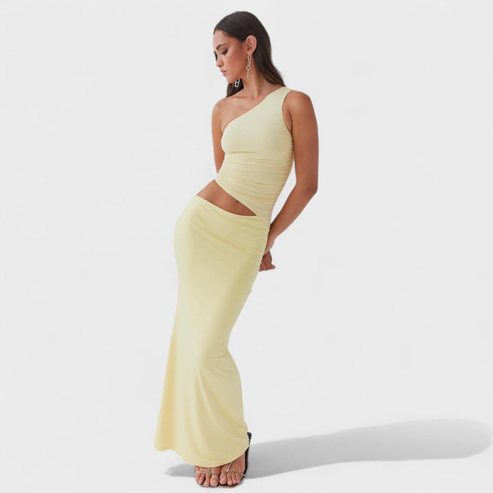 Serenela - Vestito maxi asimmetrico