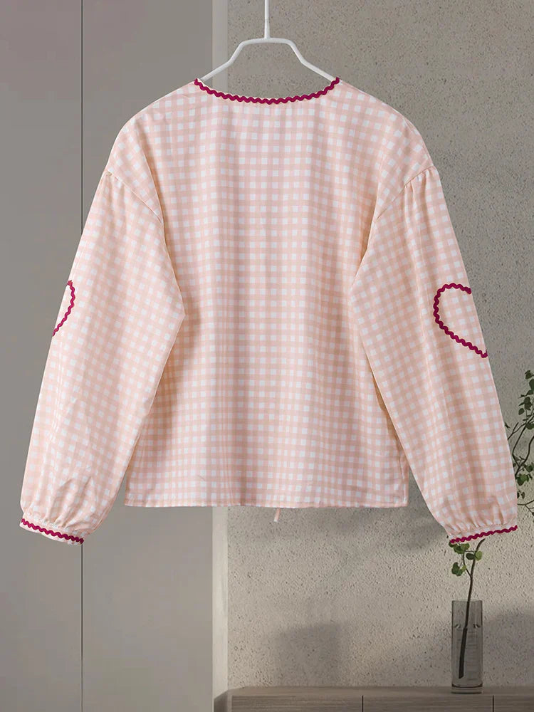 Sofia™ | Isabelle – Elegante Blusa a Forma di Cuore