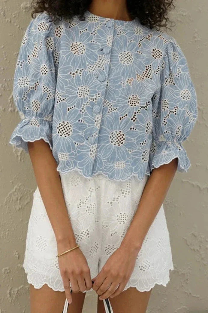 Sofia™ | Elegante blusa ricamada