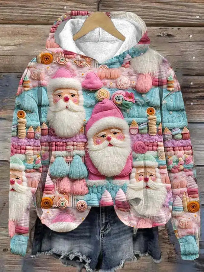 MAGLIONE NATALIZIO 3D | Felpa Calda con Stampa in Rilievo