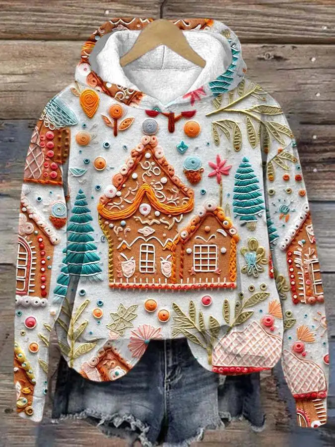 MAGLIONE NATALIZIO 3D | Felpa Calda con Stampa in Rilievo