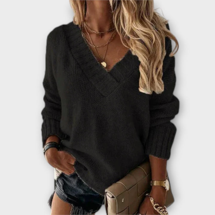 Jane - Maglione V-Neck Accogliente